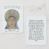 メモ祈りの言葉カード 名刺 (正面/裏面)