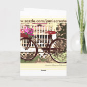 メモ空白ののグリーティングカード カード (裏面)