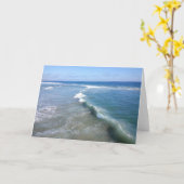 メモ空白のカード:ニューポートビーチ潮 カード (黄色い花)