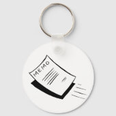 メモ紙書注キーチェーン キーホルダー (裏面)