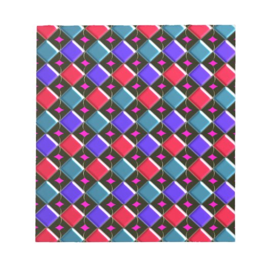 メモ輝く帳で作成したダイヤモンド ノートパッド (正面)