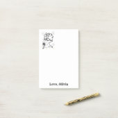 メモ おすきな雲の色ぬり ポストイット (デスク上)