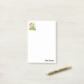 メモ かわいい 花 ポストイット (デスク上)