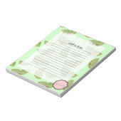 メモ、カスタマイズ可能なKiwi ノートパッド (回転)