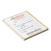 メモ：メモ帳の先生 ノートパッド (アングル)