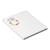 メモ、メモ、To DoリストのPickleballメモ帳 ノートパッド (アングル)