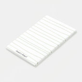 メモ 緑のライン ポストイット (アングル)