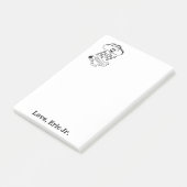 メモ 雲 飛行機 色塗り ポストイットメモ ポストイット (アングル)