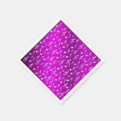 メモ，音楽，金属，楽譜，バンド，クレフ、 音符記号, スタンダードカクテルナプキン (角)