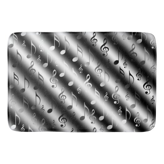 メモ，音楽，金属，楽譜，バンド，クレフ、 音符記号, バスマット (正面)