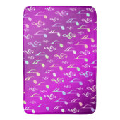 メモ，音楽，金属，楽譜，バンド，クレフ、 音符記号, バスマット (正面縦)