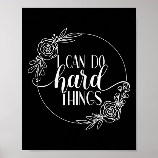 メラやる気を起こさせるトレーニングデザイン私は行うことができる懸命Th ポスター (正面)