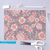 メラキピンクフローラシリーズデザイン14 薄葉紙 (クラフト)