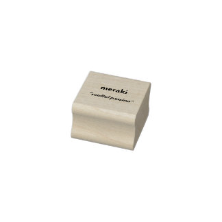 「メラキ」ゴム印 ラバースタンプ