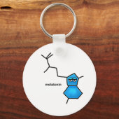 メラトニン神経伝達物質 キーホルダー (正面)