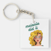 メラニアはそれをキーチェーンした キーホルダー (正面)