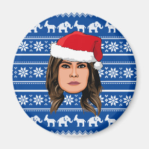 メラニアトランプクリスマス マグネット