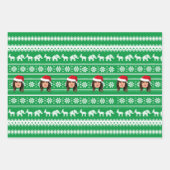 メラニアトランプクリスマス ラッピングペーパーシート (正面2)