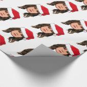 メラニアトランプクリスマス ラッピングペーパー (角)