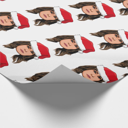 メラニアトランプクリスマス ラッピングペーパー (角)