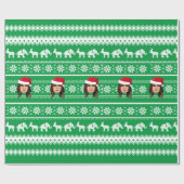 メラニアトランプクリスマス ラッピングペーパー (フラット)