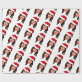 メラニアトランプクリスマス ラッピングペーパー (フラット)