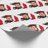 メラニアトランプクリスマス ラッピングペーパー (角)