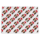 メラニアトランプクリスマス ラージペーパーバッグ (正面)