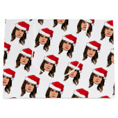 メラニアトランプクリスマス ラージペーパーバッグ (正面)