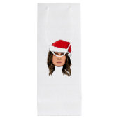 メラニアトランプクリスマス ワインギフトバッグ (裏面)