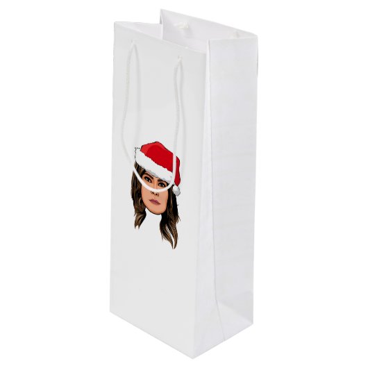 メラニアトランプクリスマス ワインギフトバッグ (正面アングル)