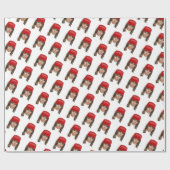 メラニアトランプマガクリスマスラッピング紙 ラッピングペーパー (フラット)