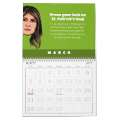 メラニアトランプ政治ユーモアのカレンダー カレンダー (3月 2027)