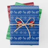 メラニアトランプMAGAクリスマス ラッピングペーパーシート (インサイチュ)