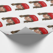 メラニアトランプMAGAクリスマス ラッピングペーパー (角)