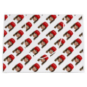 メラニアトランプMAGAクリスマス ラージペーパーバッグ (正面)