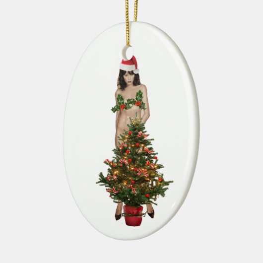 メラニア、クリスマス浮浪者 セラミックオーナメント (左)