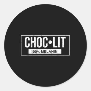 メラニンおもしろいチョコレートブラック歴史十二分C ラウンドシール