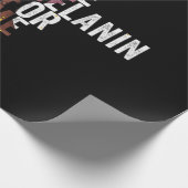 メラニンで黒のヒストリーモン ラッピングペーパー (角)