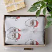 メラニンのクリスマスブラックサンタクロースを食べる 薄葉紙 (ギフト)