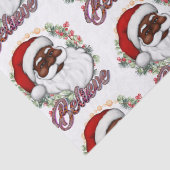 メラニンのクリスマスブラックサンタクロースを食べる 薄葉紙 (詳細)