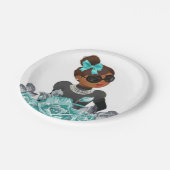 メラニンのコレクション|の魅力的な人形 ペーパープレート (アングル)