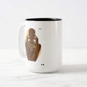 メラニンやる気を起こさせる引用文 ツートーンマグカップ (正面左)