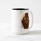 メラニンやる気を起こさせる引用文 ツートーンマグカップ (正面右)