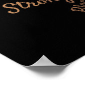 メラニンアフロクイーンワードアート ポスター (角)