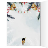 メラニンクリスマスブラックガール魔法クリスマス魔法おもしろい (内側(左))