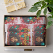 メラニンクリスマスブラッククイーンメラニン女性クリスマス 薄葉紙 (ギフト)