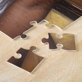 メラニンツインシスターズGeminiライブラリアート ジグソーパズル (側面)