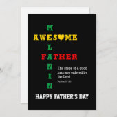 メラニンパパハッピーファーザーズデイカード シーズンカード (正面/裏面)