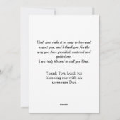 メラニンパパハッピーファーザーズデイカード シーズンカード (裏面)